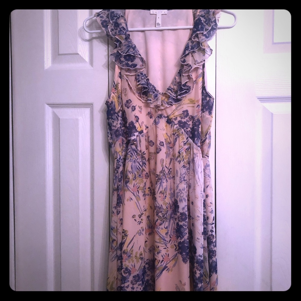 Leith high low floral dress